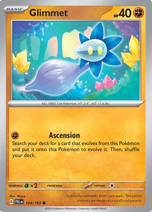 Glimmet (124/193) Reverse Holofoil [Paldea Evolved] - Common