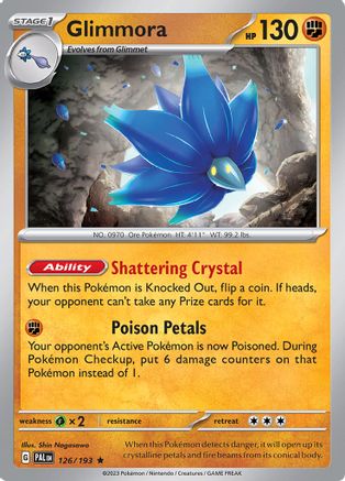 Glimmora (126) Holofoil [Paldea Evolved] - Rare