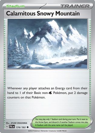 Calamitous Snowy Mountain (174) [Paldea Evolved] - Uncommon