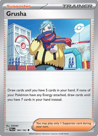 Grusha (184/193) Reverse Holofoil [Paldea Evolved] - Uncommon
