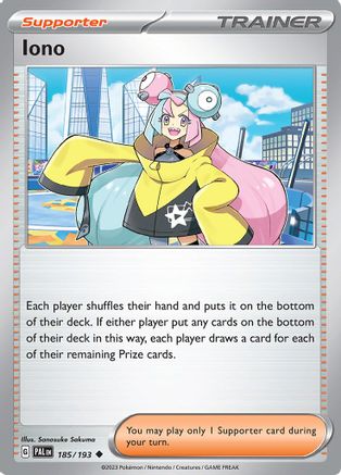 Iono (185/193) Reverse Holofoil [Paldea Evolved] - Uncommon