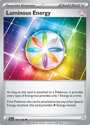 Luminous Energy (191) Reverse Holofoil [Paldea Evolved] - Uncommon