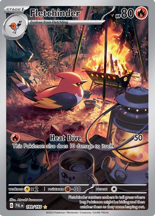 Fletchinder (199/193) Holofoil [Paldea Evolved] - Illustration Rare