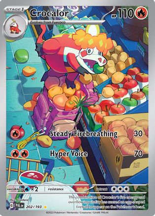 Crocalor (202/193) Holofoil [Paldea Evolved] - Illustration Rare