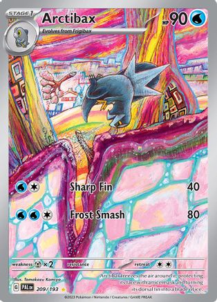 Arctibax (209/193) Holofoil [Paldea Evolved] - Illustration Rare