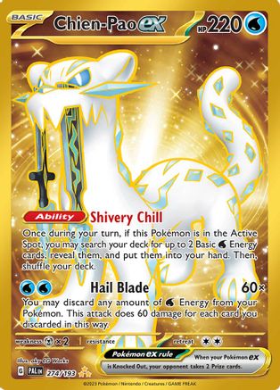 Chien-Pao ex (274/193) Holofoil [Paldea Evolved] - Hyper Rare