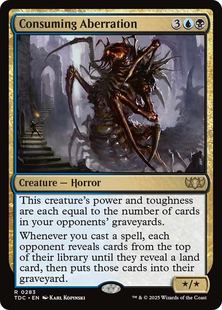 Consuming Aberration (TDC-283) - Commander: Tarkir: Dragonstorm