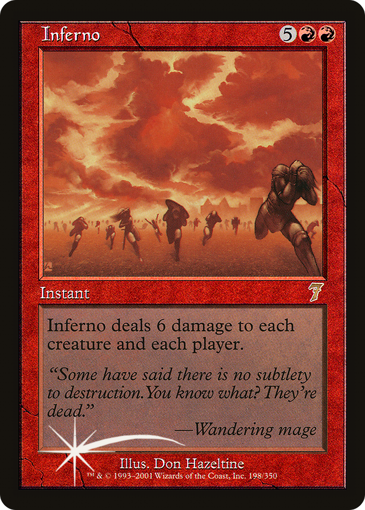 Inferno (7ED-198) - 7th Edition Foil