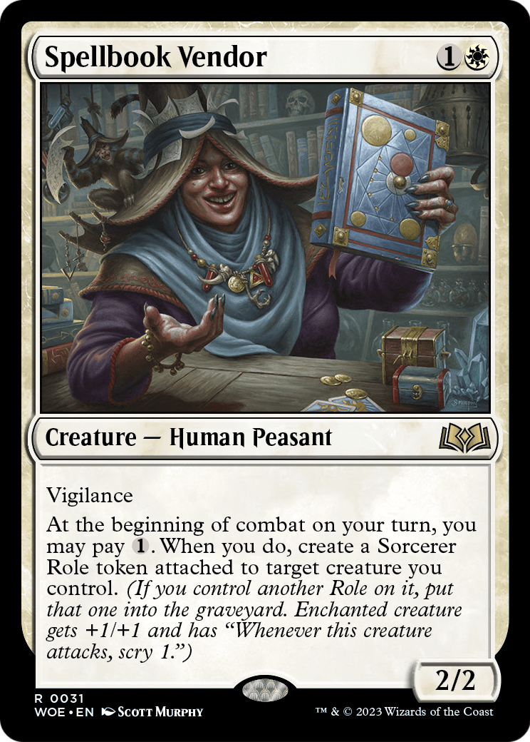 Spellbook Vendor (WOE-031) - Wilds of Eldraine
