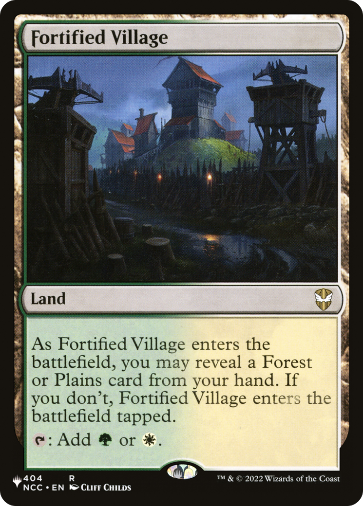Fortified Village (LIST-404/093) - The List