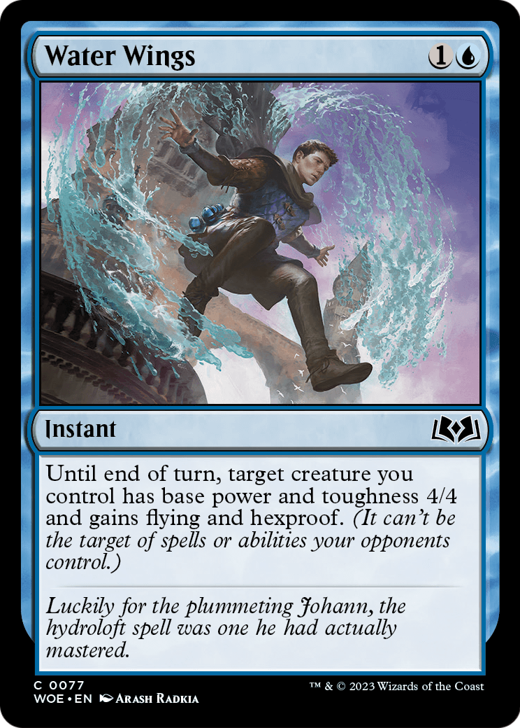 Water Wings (WOE-077) - Wilds of Eldraine Foil