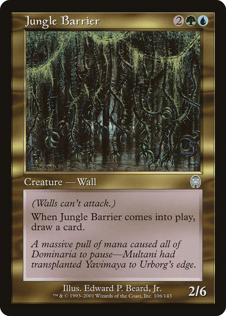 Jungle Barrier (APC-106) - Apocalypse Foil