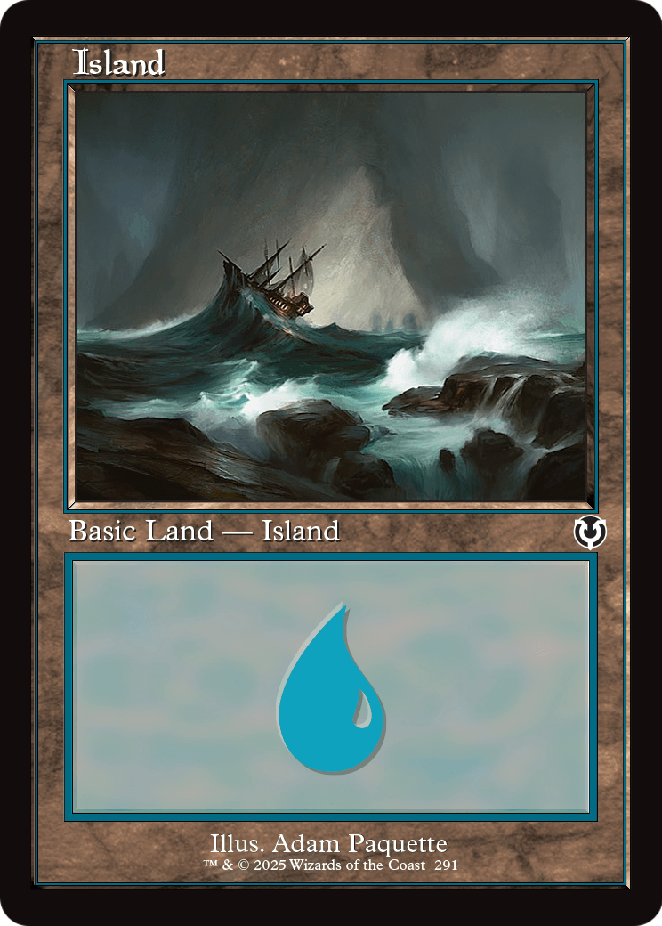 Island (291) (Retro Frame) (INR-291) - Innistrad Remastered