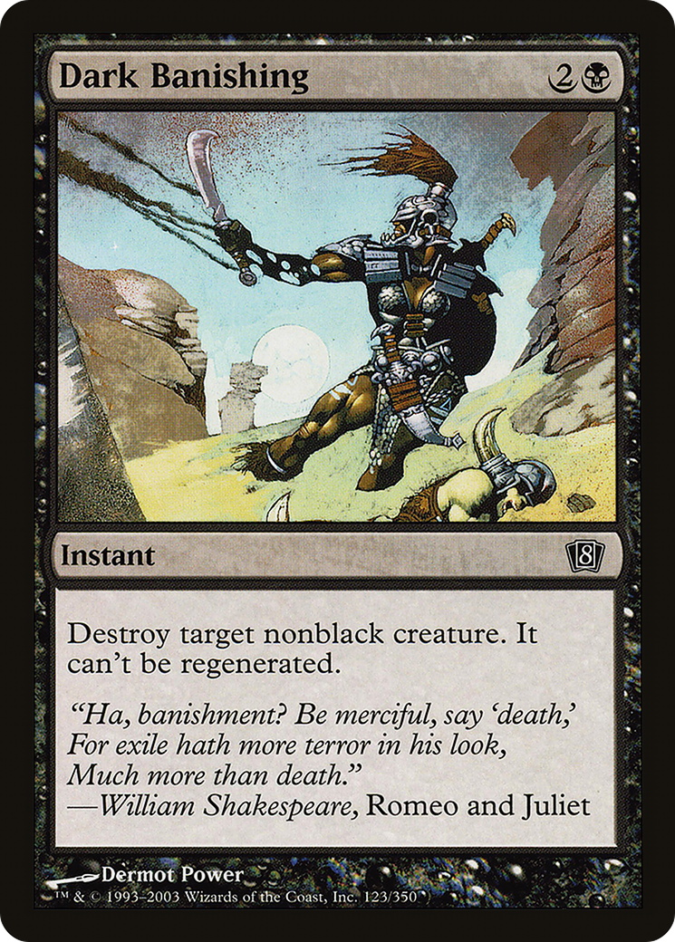 Dark Banishing (8ED-123) - 8th Edition