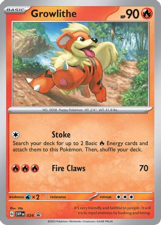 Growlithe (024) Holofoil [SV Scarlet & Violet Promo Cards] - Promo