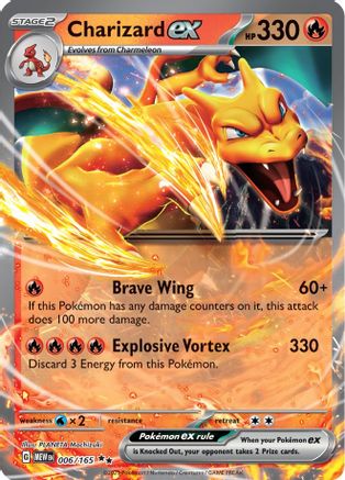 Charizard ex (006/165) Holofoil [SV Scarlet & Violet 151] - Double Rare