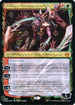 Lukka, Bound to Ruin (Phyrexian) (Step-and-Compleat Foil) (ONE-466) - Phyrexia: All Will Be One: (Showcase) Foil