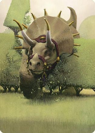 Regal Behemoth Art Card (ASCMM-043) - Art Series: Commander Masters
