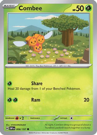 Combee (008) [Obsidian Flames] - Common