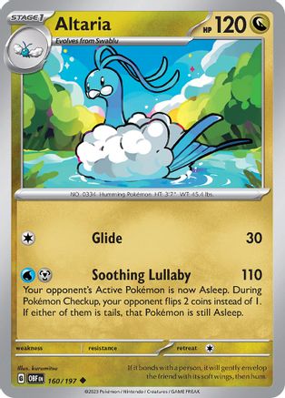Altaria (160) [Obsidian Flames] - Uncommon