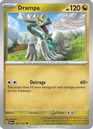 Drampa (161) [Obsidian Flames] - Uncommon