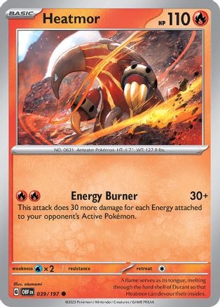 Heatmor (039) [Obsidian Flames] - Common