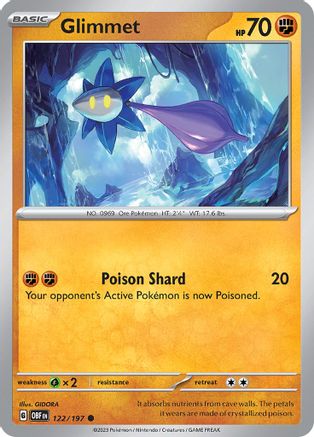 Glimmet (122/197) Reverse Holofoil [Obsidian Flames] - Common