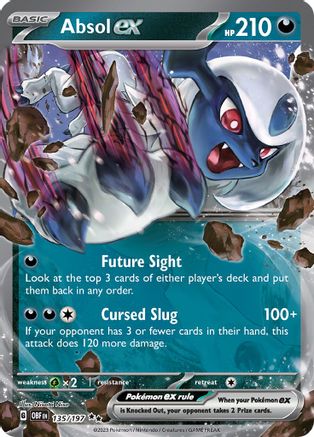 Absol ex (135/197) Holofoil [Obsidian Flames] - Double Rare