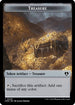 Treasure // Demon Double-Sided Token (CMM-48 // 15) - Commander Masters Foil