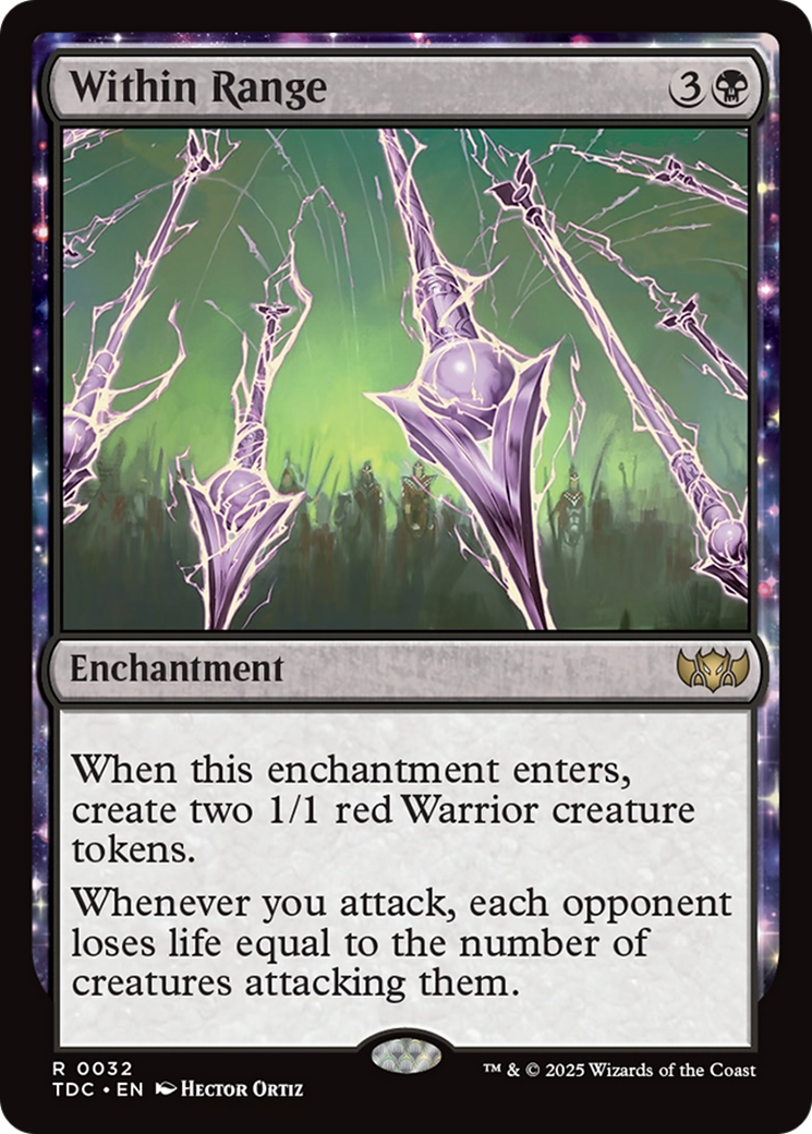 Within Range (TDC-032) - Commander: Tarkir: Dragonstorm: (enchantment)