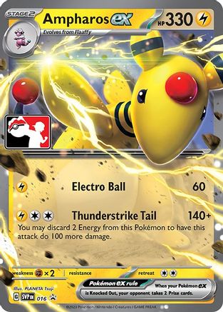 Ampharos ex (16) [Prize Pack Series Cards] - Promo
