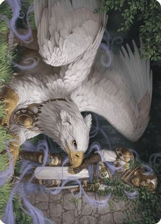 Dutiful Griffin Art Card (ASWOE-003) - Art Series: Wilds of Eldraine