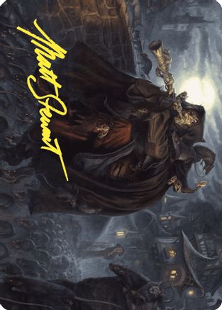 Totentanz, Swarm Piper Art Card (Gold-Stamped Signature) (ASWOE-033) - Art Series: Wilds of Eldraine