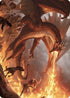 Realm-Scorcher Hellkite Art Card (ASWOE-019) - Art Series: Wilds of Eldraine