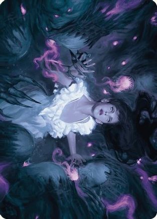 Neva, Stalked by Nightmares Art Card (ASWOE-030) - Art Series: Wilds of Eldraine