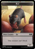 Rat // Food (0012) Double-Sided Token (WOE-7 // 12) - Wilds of Eldraine Foil