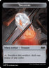 Treasure // Food (0011) Double-Sided Token (WOE-14 // 11) - Wilds of Eldraine Foil