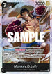 Monkey.D.Luffy (090) (OP04-090) - Kingdoms of Intrigue Foil