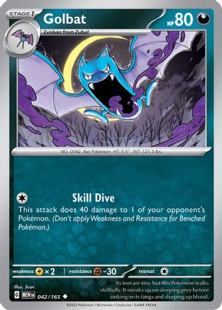 Golbat (042) Reverse Holofoil [SV Scarlet & Violet 151] - Uncommon