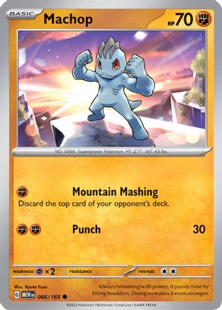Machop (066) Reverse Holofoil [SV Scarlet & Violet 151] - Common