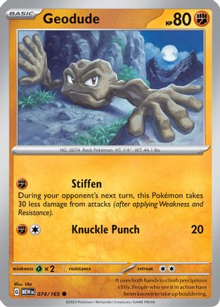 Geodude (074) [SV Scarlet & Violet 151] - Common