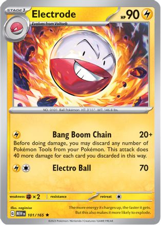 Electrode (101) Holofoil [SV Scarlet & Violet 151] - Rare