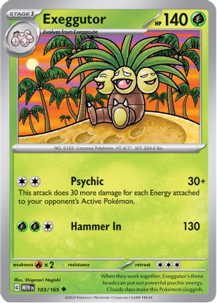 Exeggutor (103) [SV Scarlet & Violet 151] - Uncommon