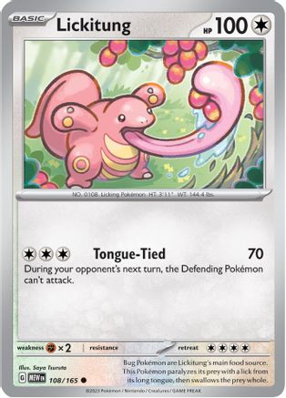 Lickitung (108) Reverse Holofoil [SV Scarlet & Violet 151] - Common