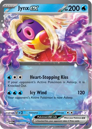 Jynx ex (124/165) Holofoil [SV Scarlet & Violet 151] - Double Rare