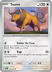 Tauros 128  - Reverse Holofoil SV Scarlet & Violet 151 - Uncommon