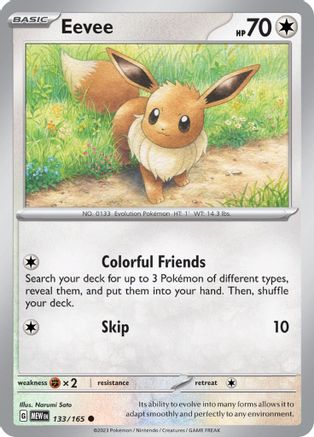 Eevee (133) Reverse Holofoil [SV Scarlet & Violet 151] - Common