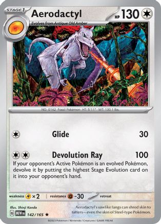 Aerodactyl (142) Reverse Holofoil [SV Scarlet & Violet 151] - Rare