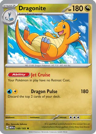 Dragonite (149) Reverse Holofoil [SV Scarlet & Violet 151] - Rare