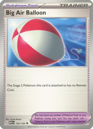 Big Air Balloon (155) Reverse Holofoil [SV Scarlet & Violet 151] - Uncommon